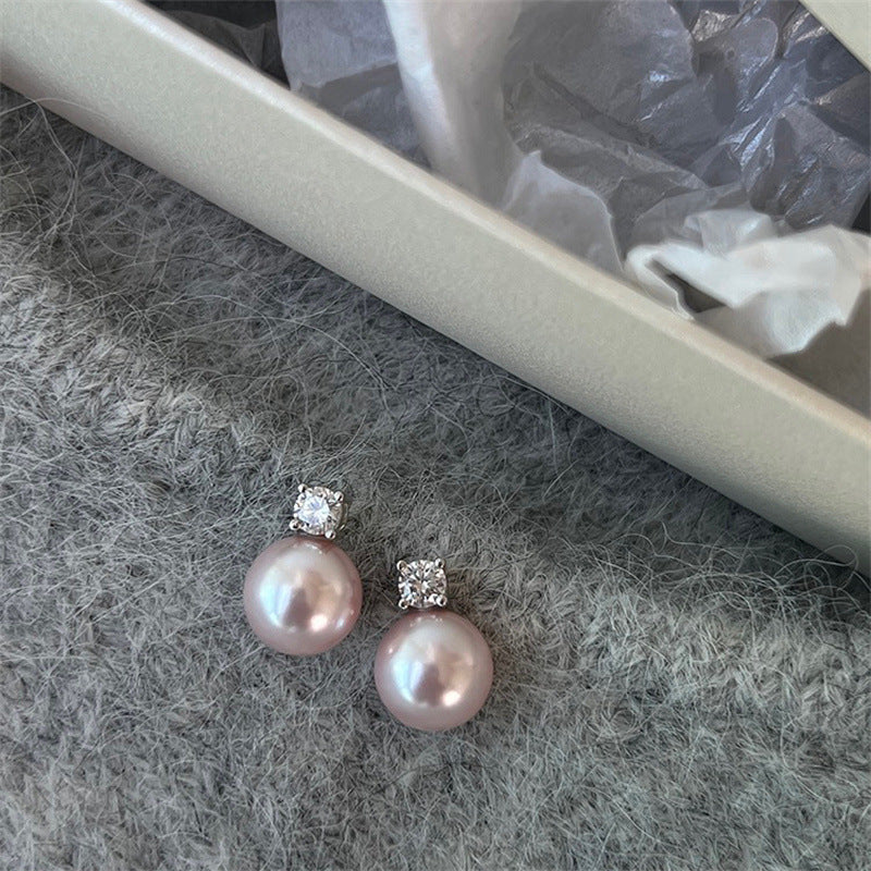 Perfect Circle Strong Light Pearl Really Many Earrings