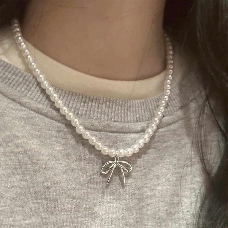 Women's With Broken Sier Exquisite Small Beads For Necklace