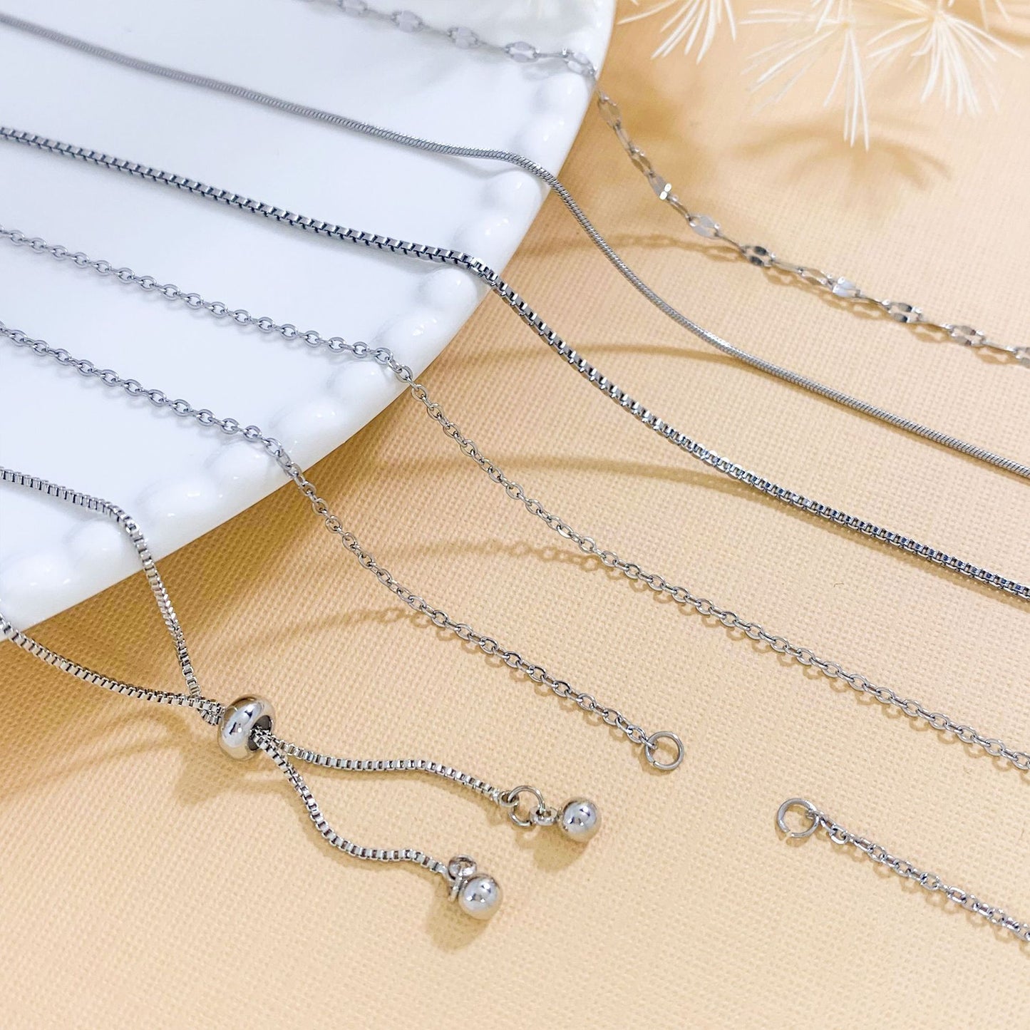 Women's Summer Simple Pure Niche Design Titanium Steel Necklaces