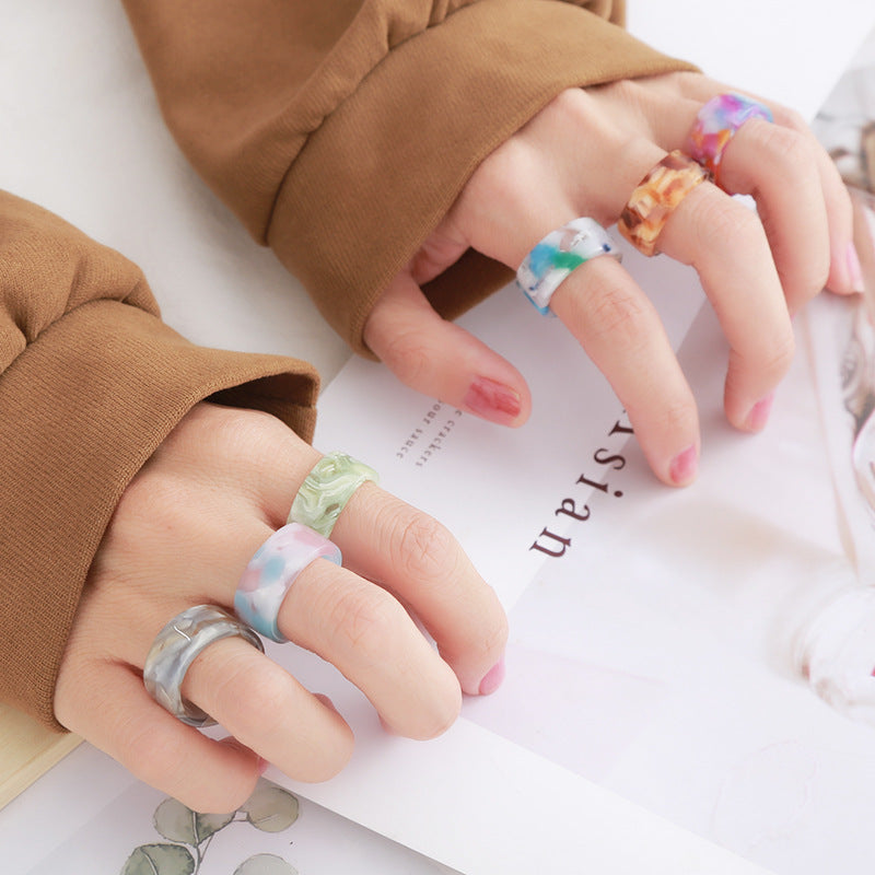 Female Sweet All Match Index Finger Circle Ring