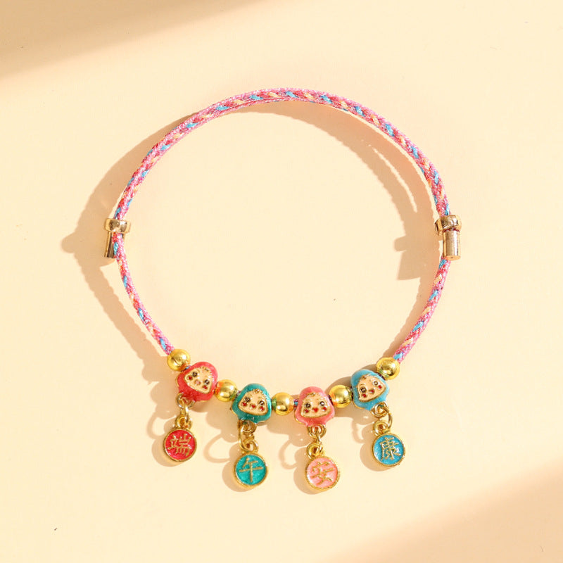 Children's Dragon Boat Festival Colorful Rope Hand-woven Small Bracelets