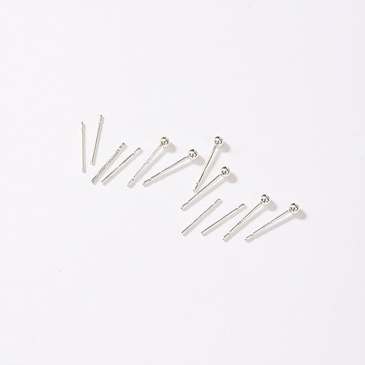Women's Sier Plated Ear Sticks Comfortable Fashion High-grade Earrings