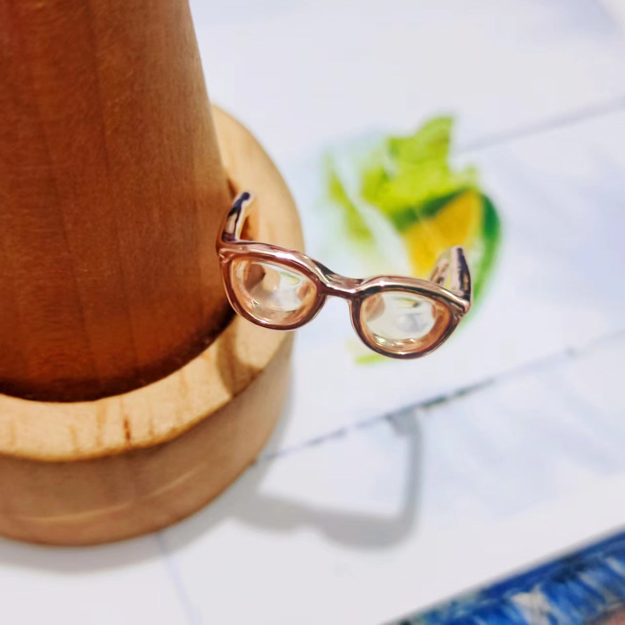Mori Open Adjustable Enamel Coloring Finger Ring