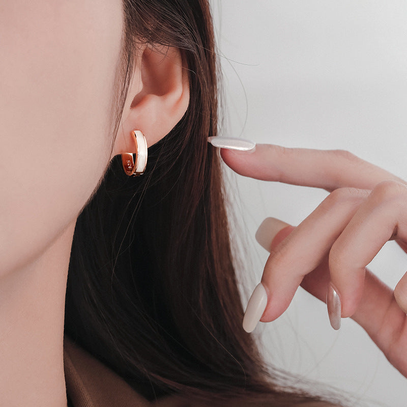Women's Vintage Shell Trendy Niche Design High-grade Ear Rings