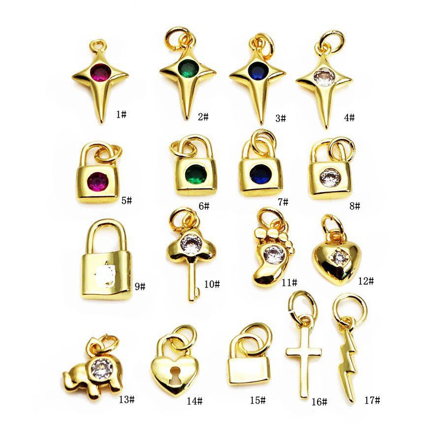 Cylinder Key Small Cute Little Elephant Micro Pendants