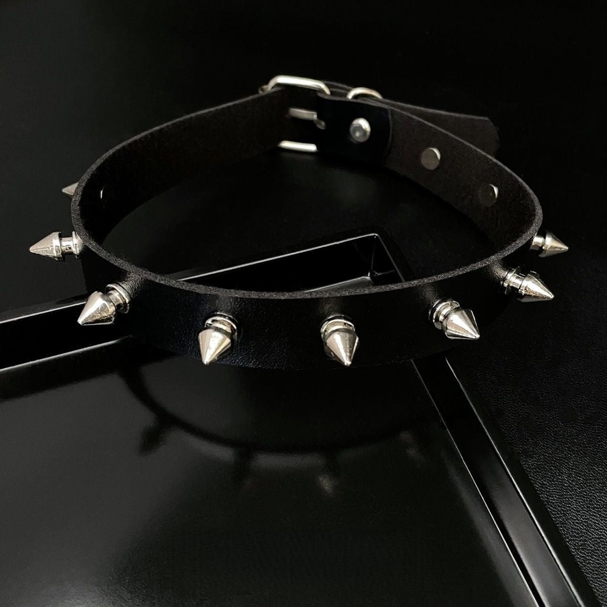 Punk Leather Rock Exaggerated Trend Neck Necklace
