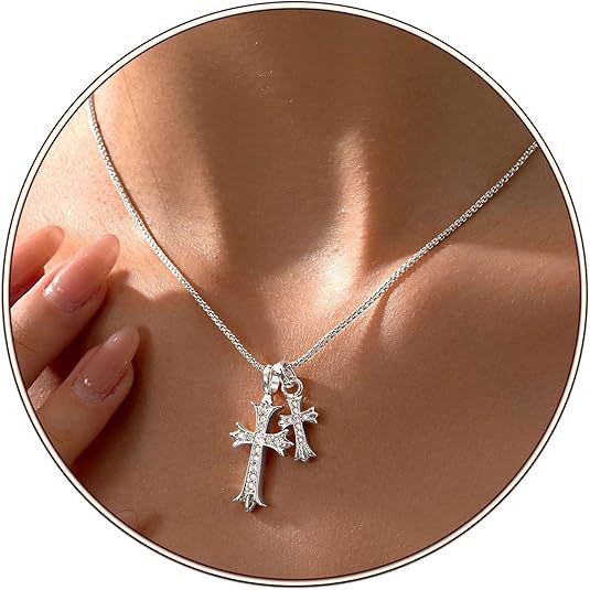 Women's Stainless Steel Gold Chain With Card Necklaces