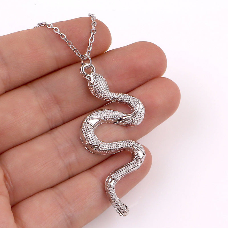 Popular Snake Element Personalized Minority Fashion Retro Sweater Pendants