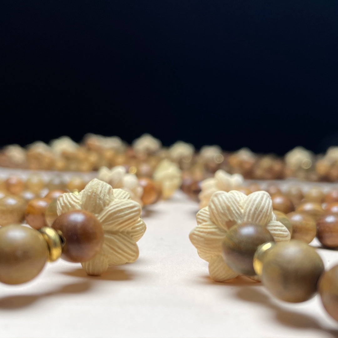 Green Sandalwood Lotus Creative Design Ethnic Style Bracelet