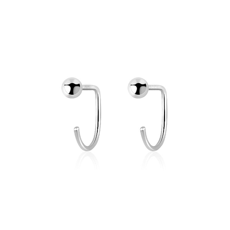 Women's Square Hook Minimalist Cold Style Fashion Earrings