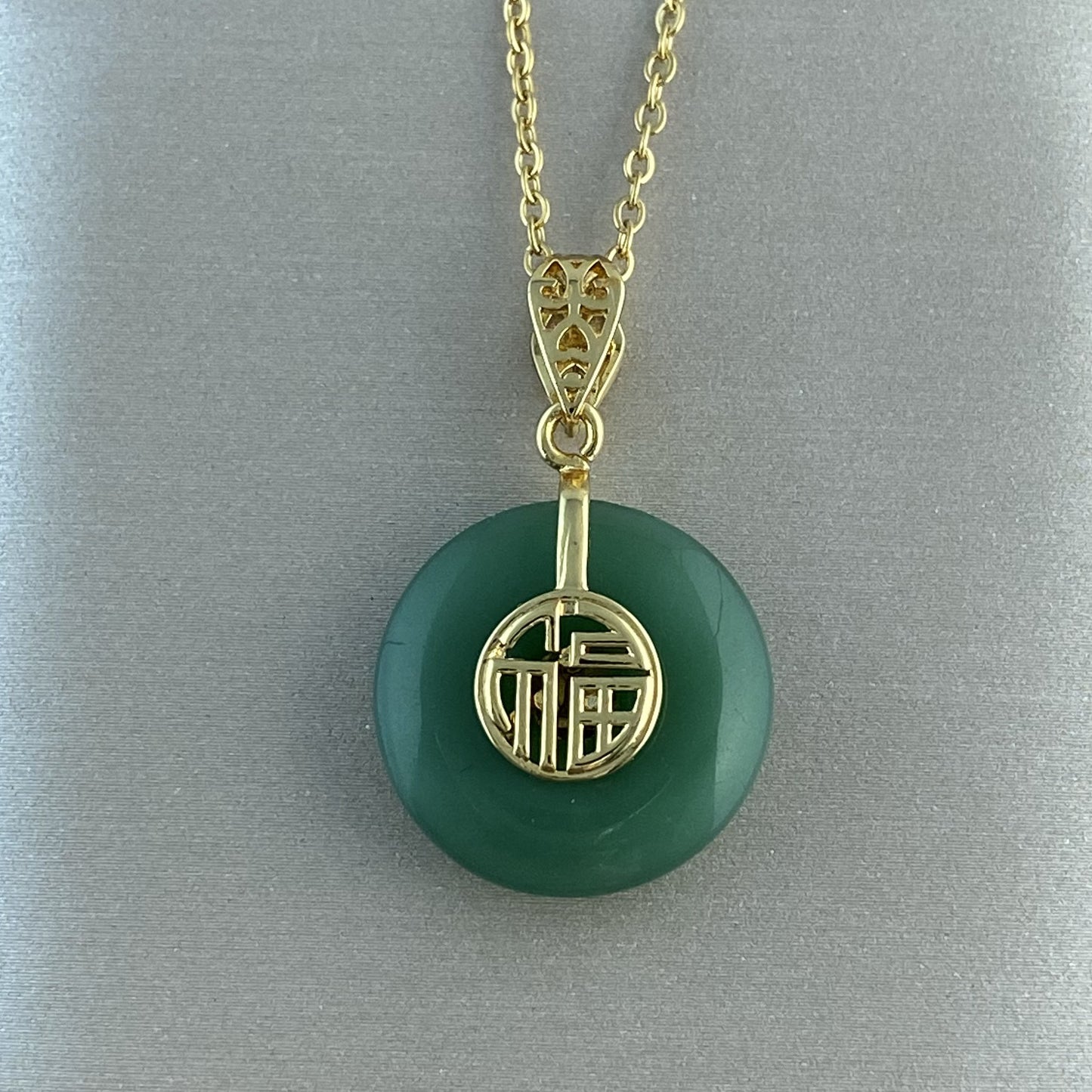 Women's Real Gold Plating Opal Fox Clover Pendants