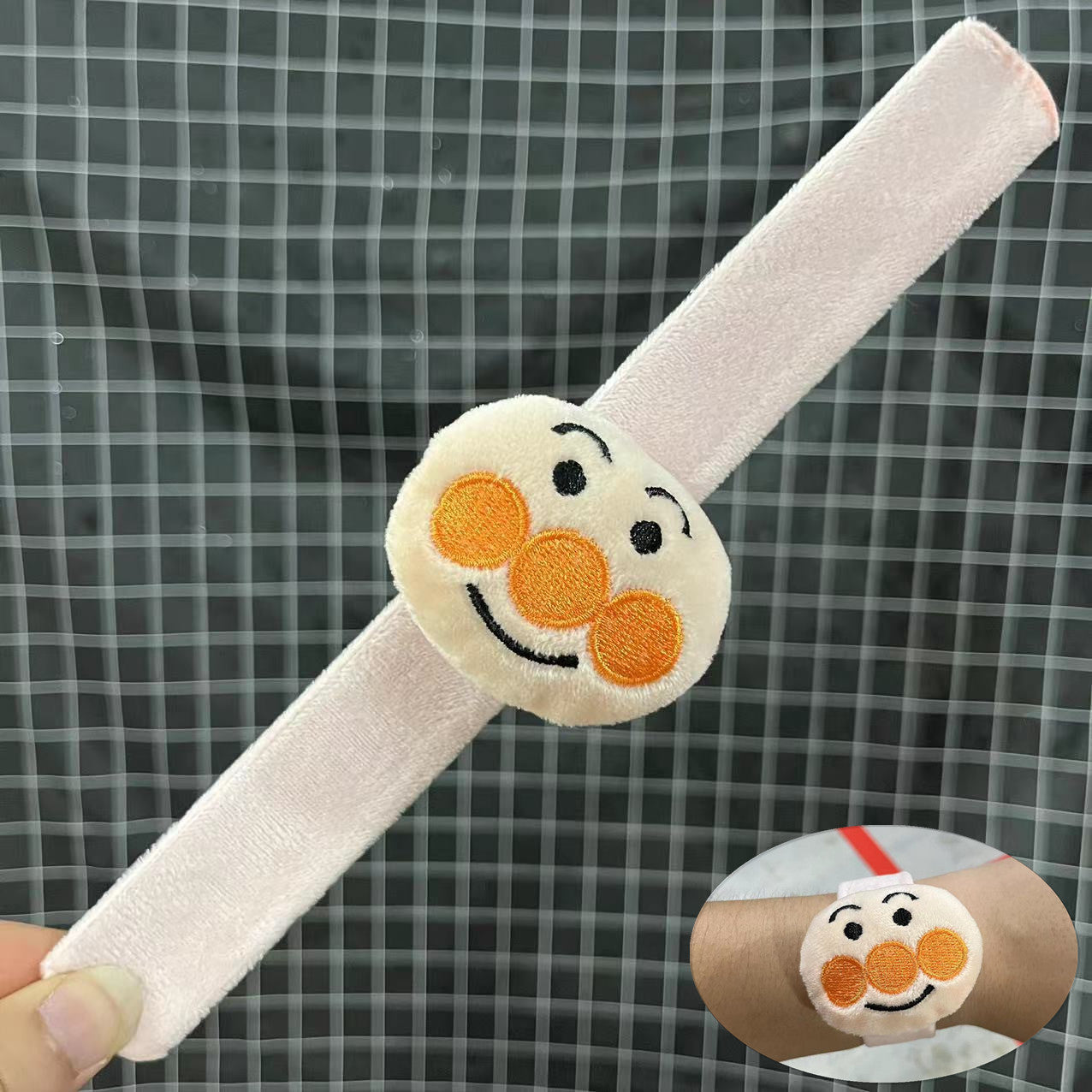 Children's Plush Cartoon Pop Cute Couple Female Slap Bracelet