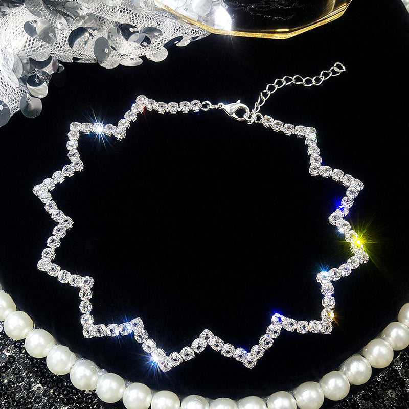 Clavicle Chain Short Sweater Korean Fashion Necklace