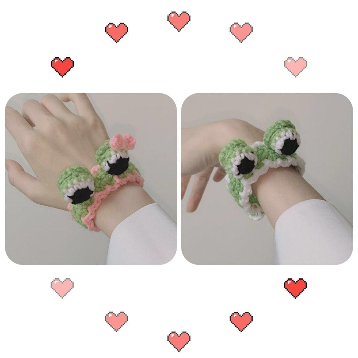 Bear Wool Hand-woven Cute Rabbit Ear Couple Bracelets