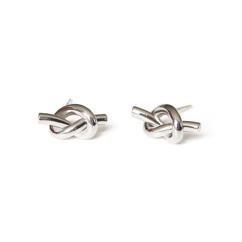 Ear Style Creative Titanium Steel No Fading Versatile Design Retro Stud Earrings