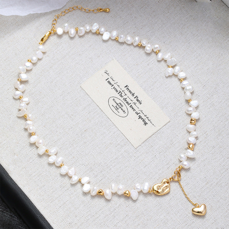 Freshwater Pearl Light Luxury Minority Sweater Chain High-grade Niche Necklace