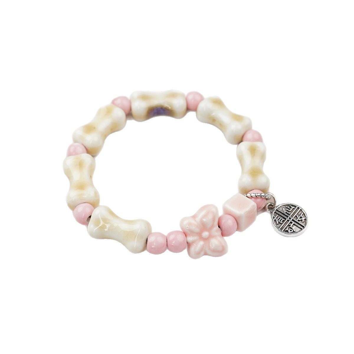 Ceramic Puppy Bone Artistic Fashion Chinese Single Bracelets