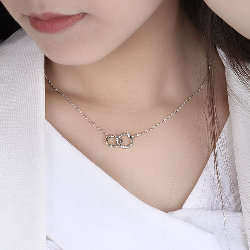 Mobius Series Double Couple For Light Luxury Minority Clavicle Necklaces