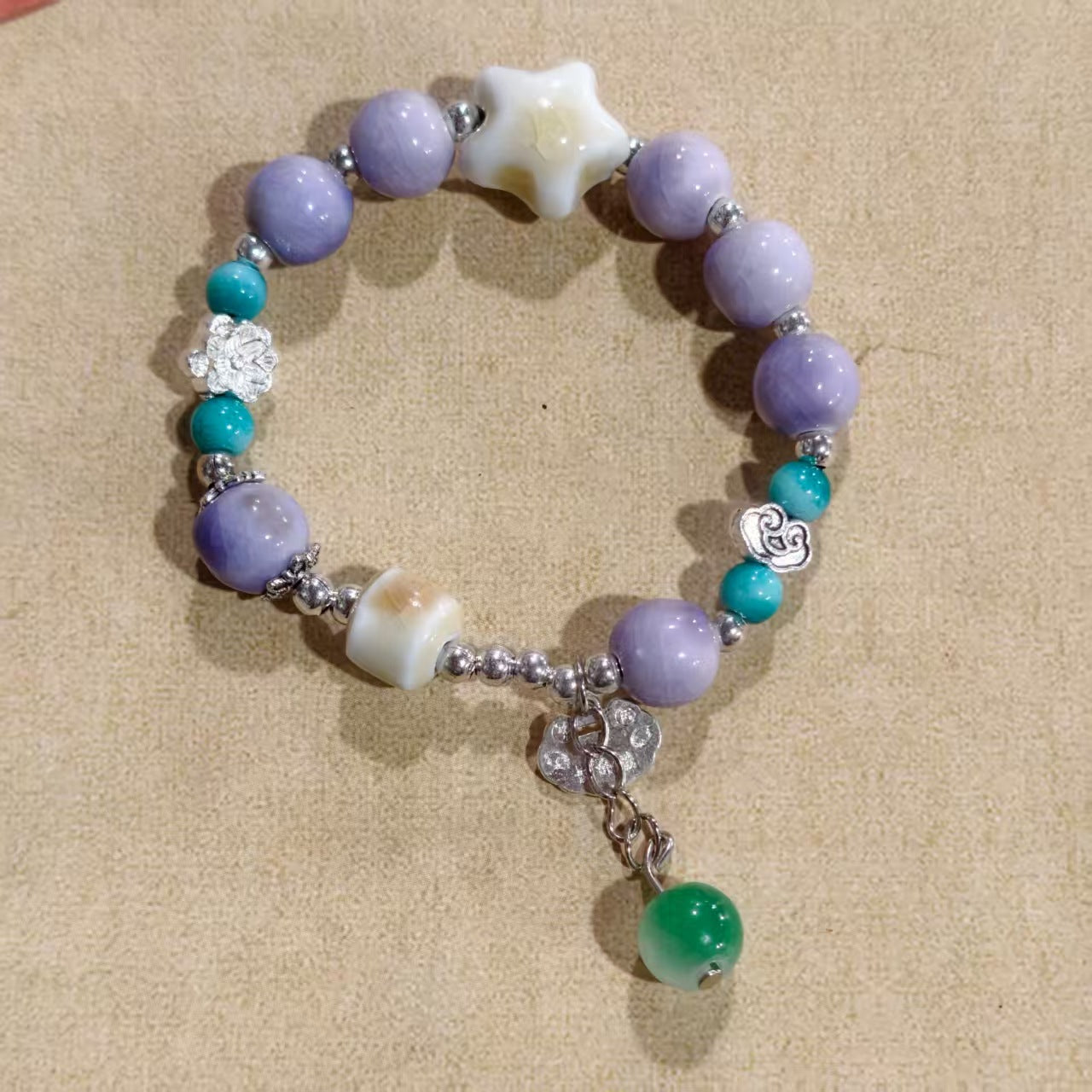 Starfish Shell Drawstring Ceramic Artistic Vintage Little Bracelet