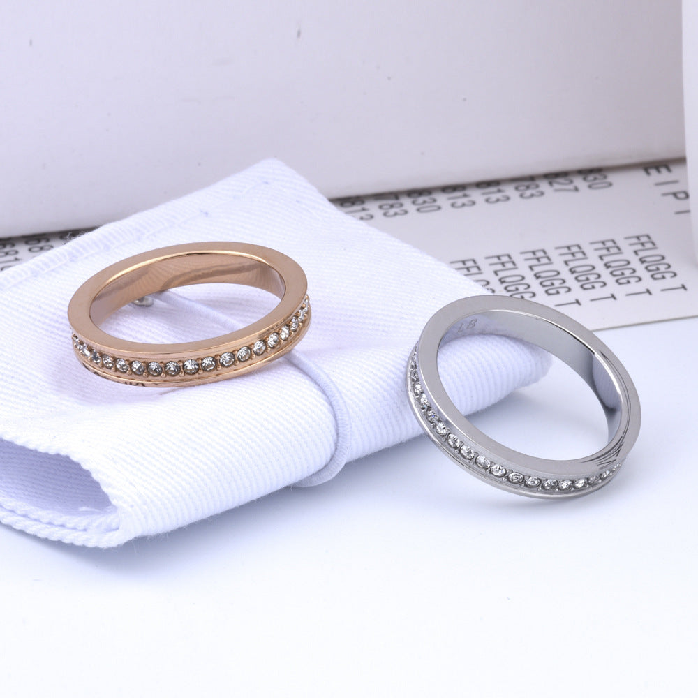 Women's & Men's Couple One Pair Fashion Personality Simple Rings