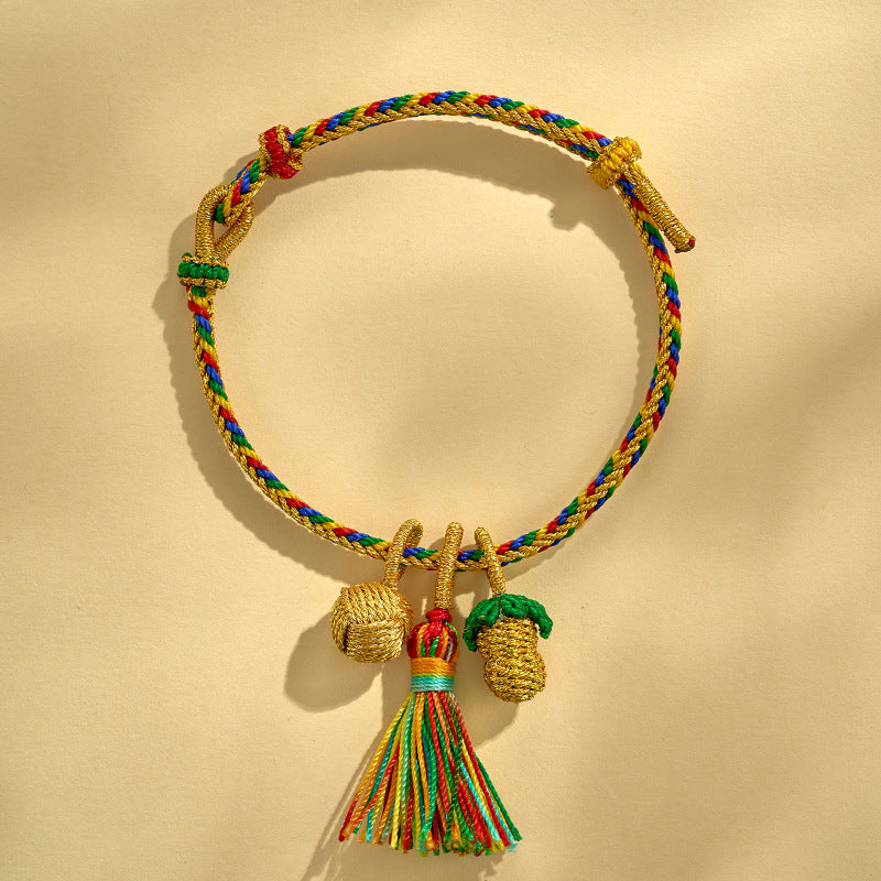 Children's Dragon Boat Festival Colorful Rope Hand-woven Small Bracelets