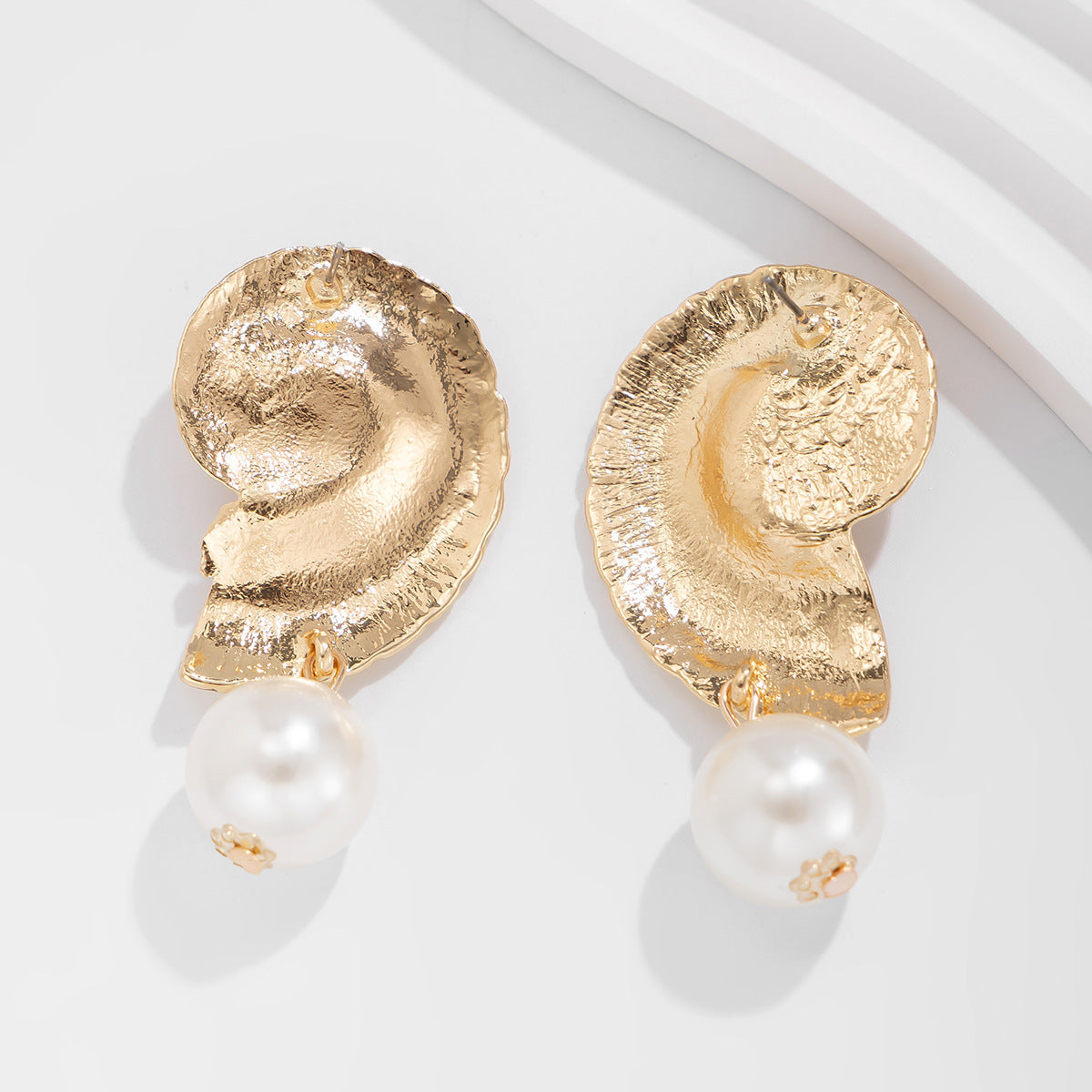 Trendy Ocean Style Conch Female Beach Vacation Earrings