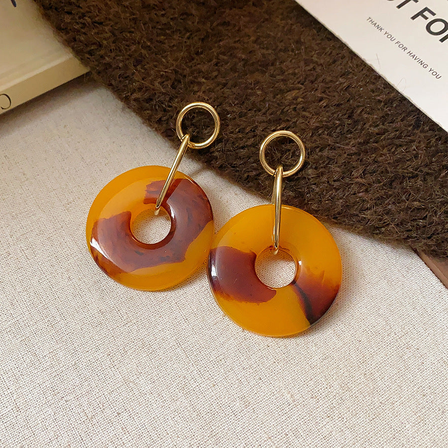 Women's Print Lovely Geometric Trendy Personality Light Luxury Earrings