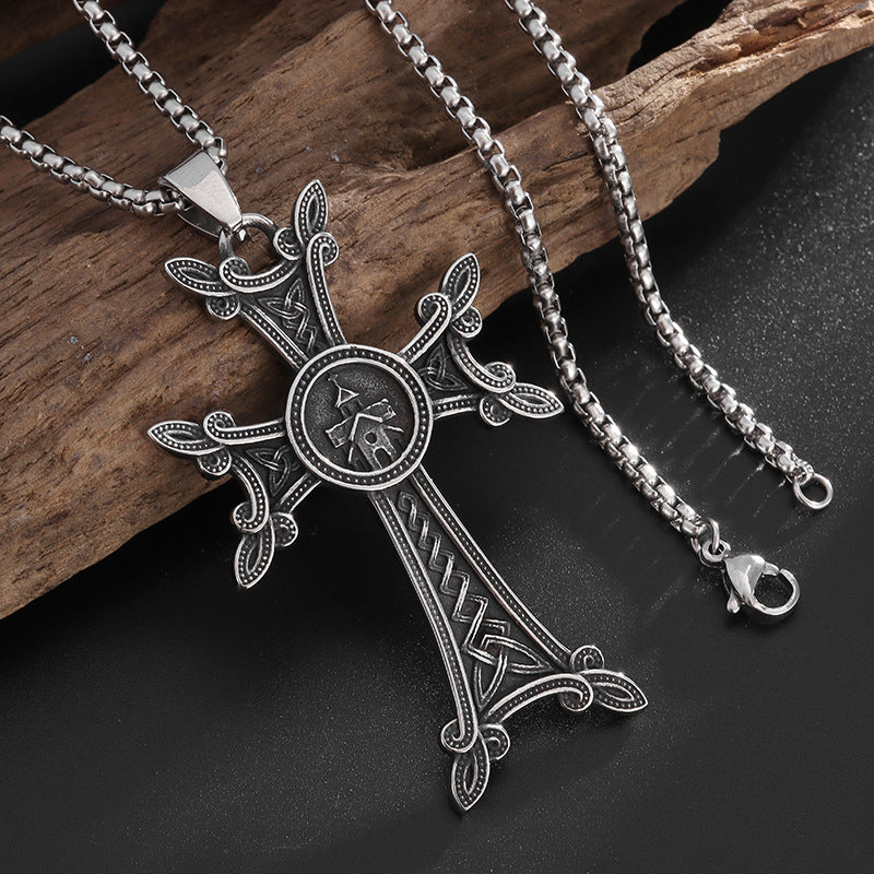 Punk Star Bone Saturn Halo Hipster With Personality Fashion Skull Pendants