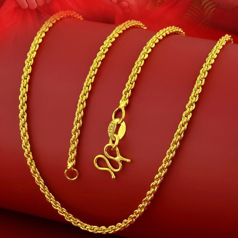 Women's Vietnam Alluvial Gold Ornament No Color Fading High-grade Niche Necklaces