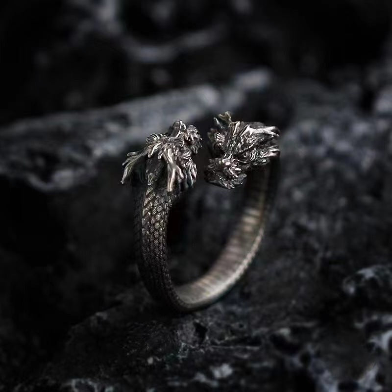 Women's & Men's Faucet Thai Sier National Fashion Mild Ring