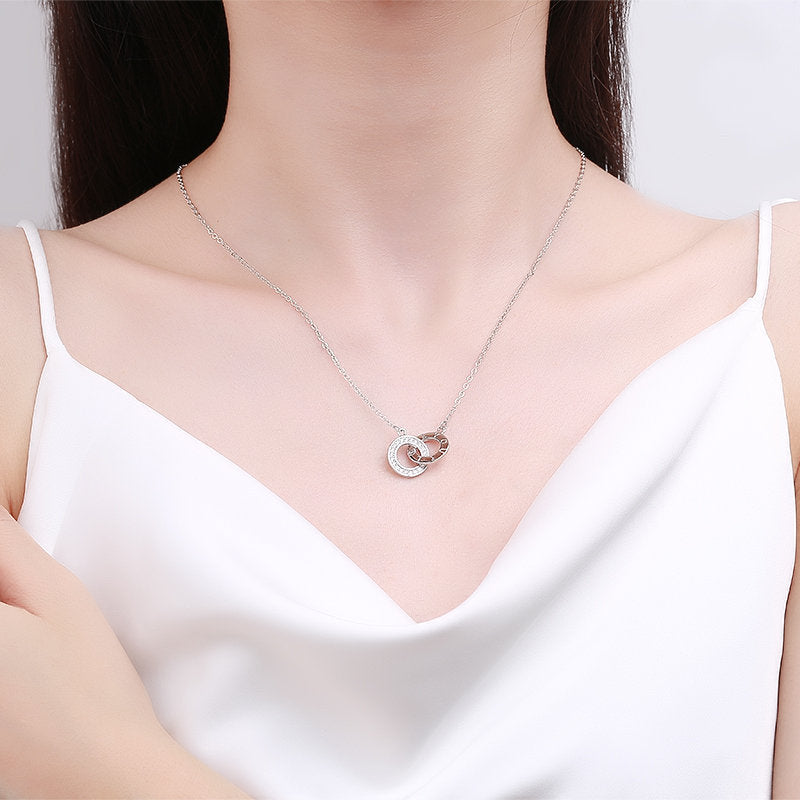 Women's Interest Light Luxury Temperament Clavicle Chain Double Necklace