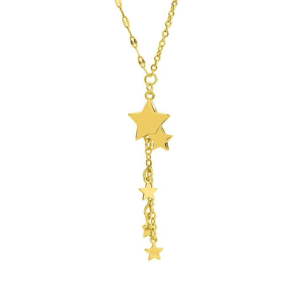 Women's Style Simple Affordable Luxury Fashion Pentagram Necklaces