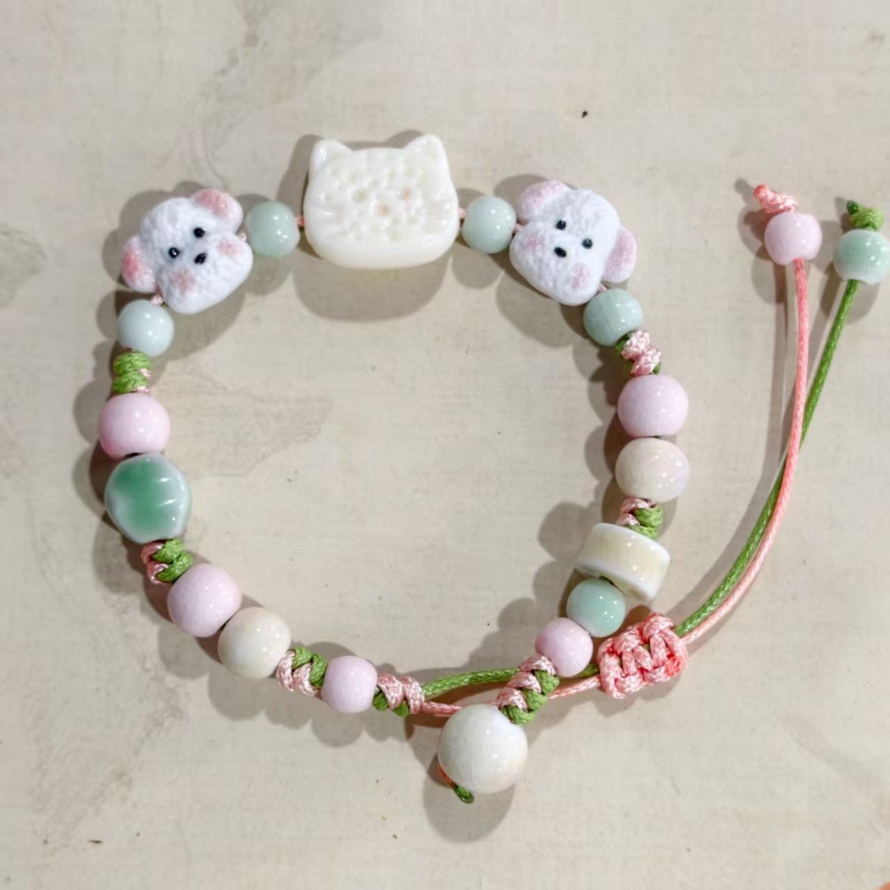 Women's & Men's Chinese Holiday Gift Ceramic Simple Personality Bracelet