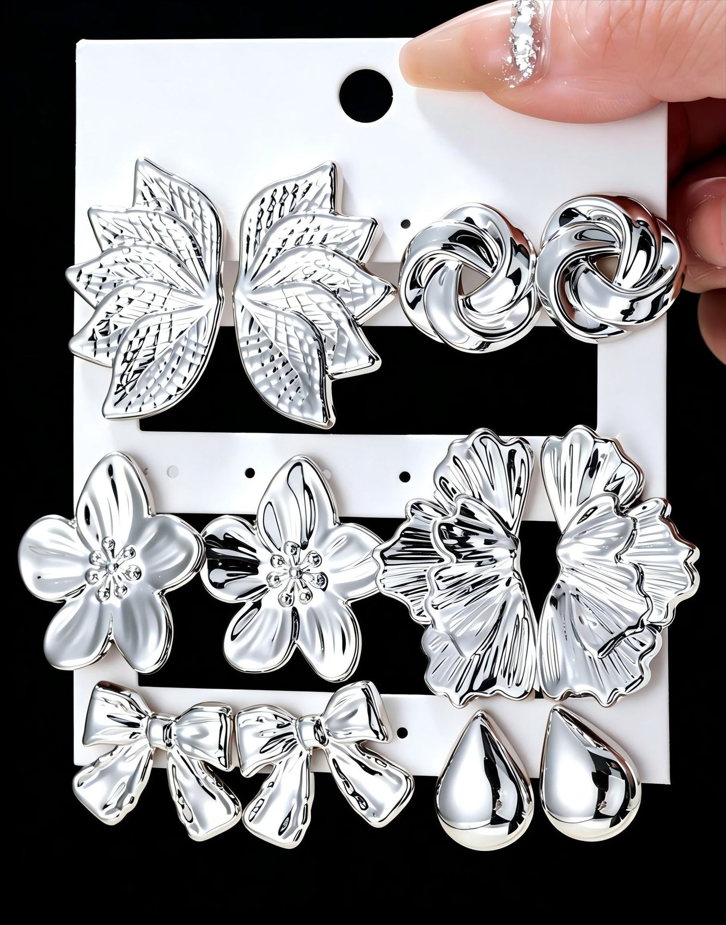 Women's Bow Tie Leaf Suitable For Daily Earrings