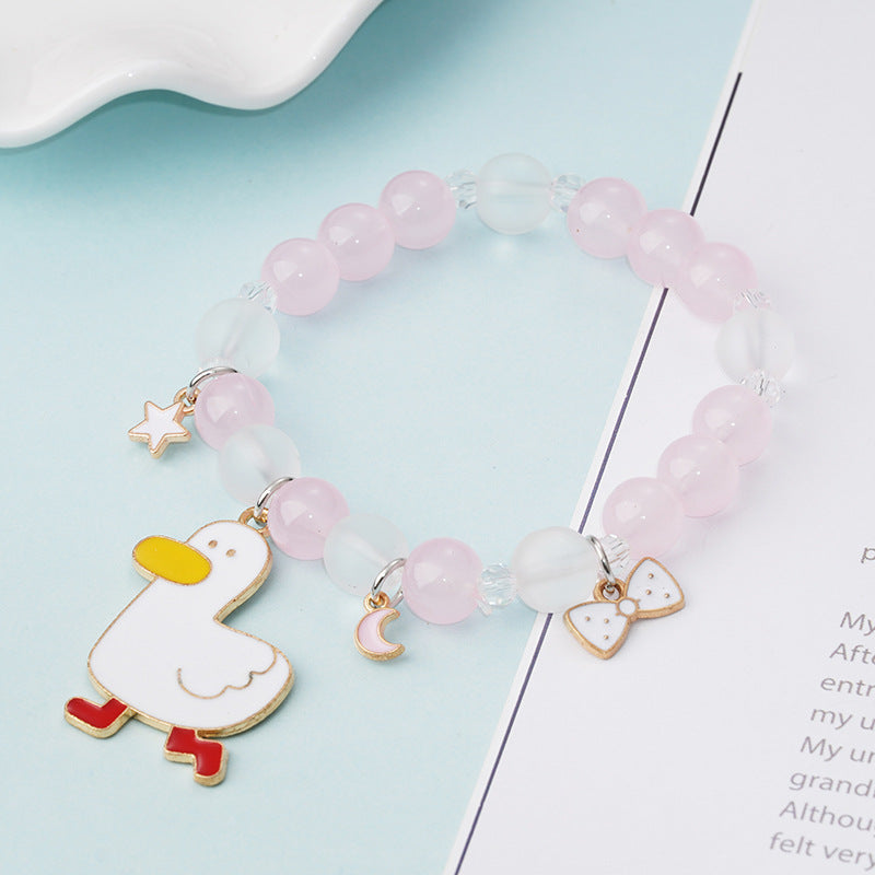 Korean Style Graceful Cute Crystal String Bracelet