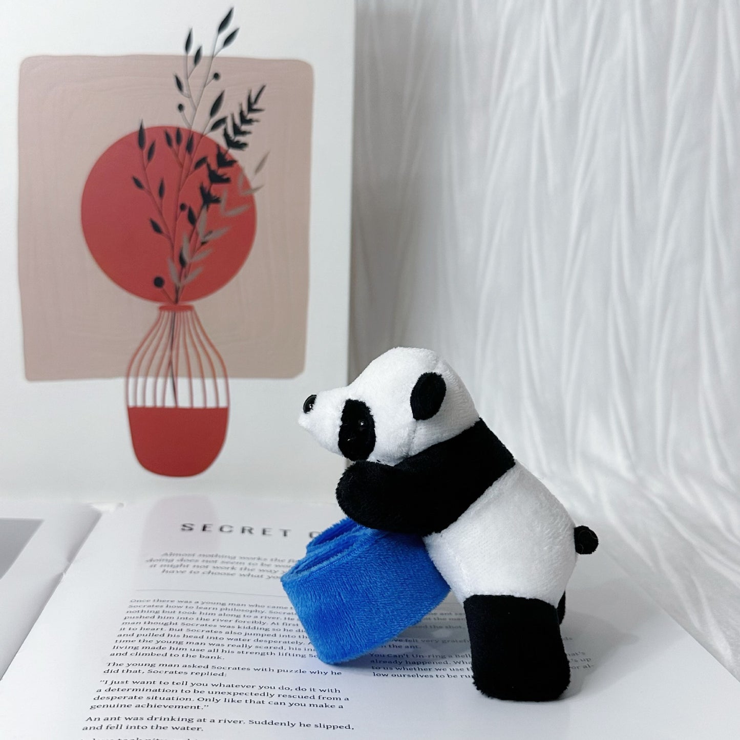 Cute Doll Plush Toys Decorations Sichuan Tourist Souvenir Cartoon Lying Bracelets