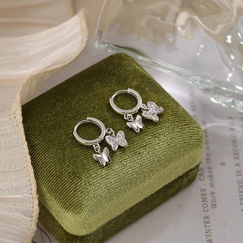 Women's Fashion Elegant Blue Clip Exquisite Versatile Personality Ear Buckle