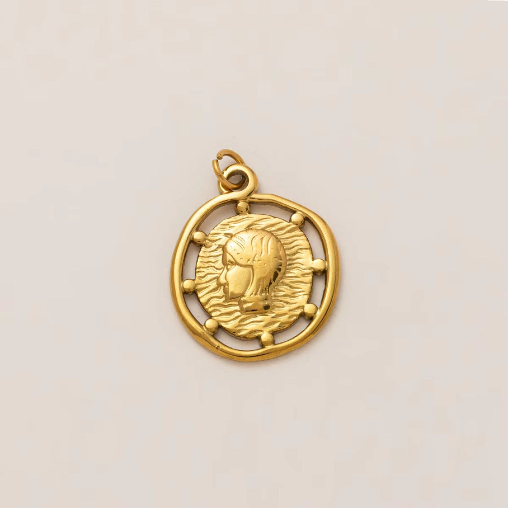 Key Tape Parts Furnace Vacuum Plating Gold Pendants