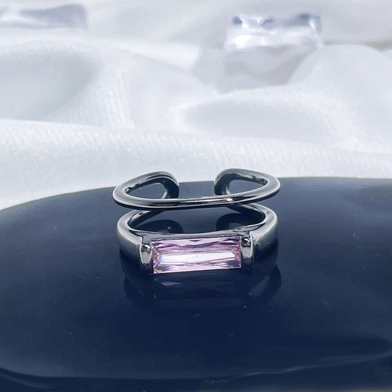 Fashion Personalized Female Butterfly Light Luxury Temperament Rings