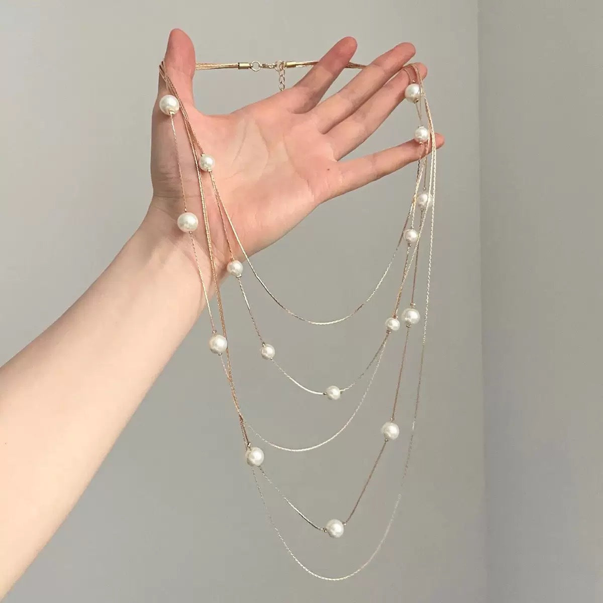 Long Sweater Chain Elegant High-grade Pearl Necklace