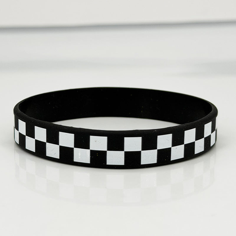 Rubber Wristband Flag Hand Sports Events Bracelet