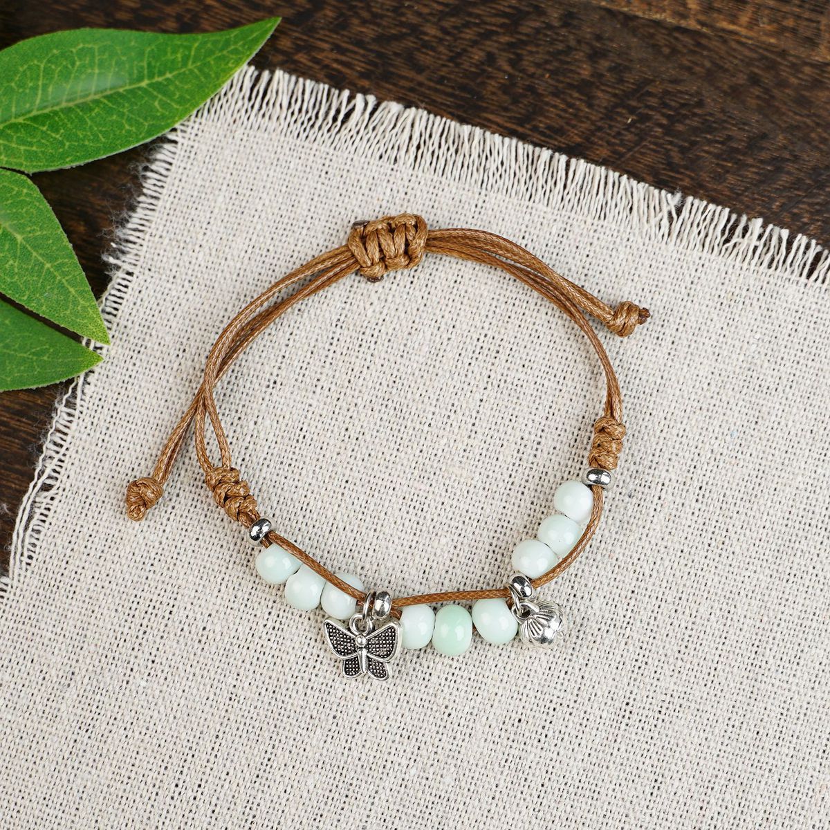 Butterfly Ceramic Female National Chinese Carrying Strap Bracelets