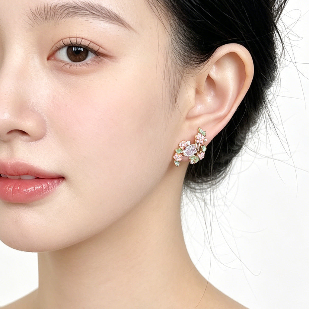 Sea Fresh Sweet Niche Personality Creative Elegant Graceful Er Collection Earrings