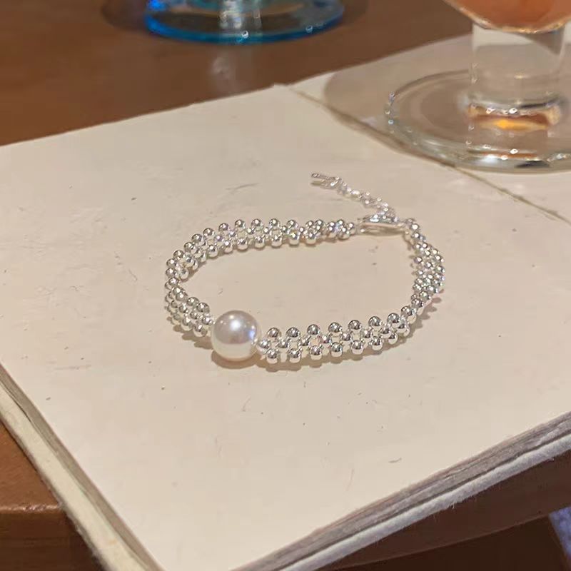 Women's Weaving Light Luxury Minority Exquisite Beaded Good-looking Bracelet