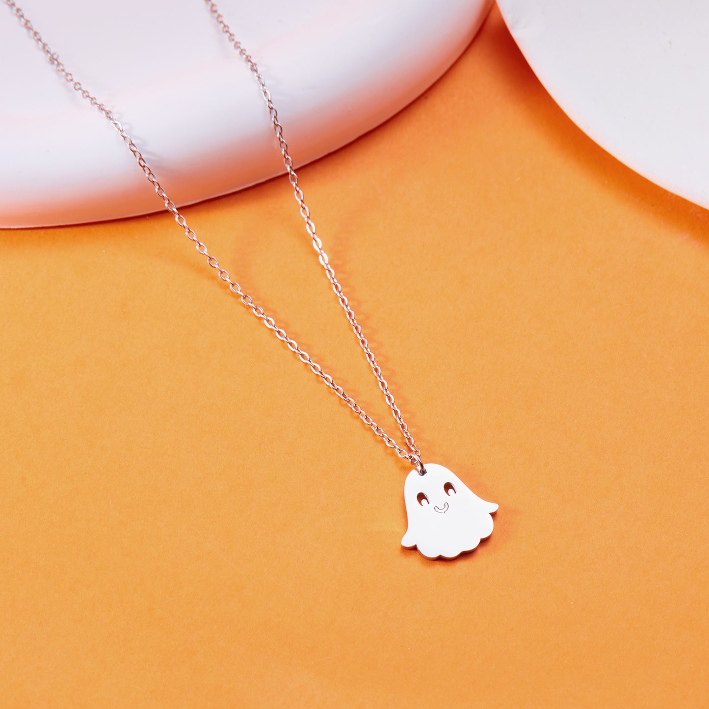 Halloween Ghost Fashion Personality Stainless Steel Pendants