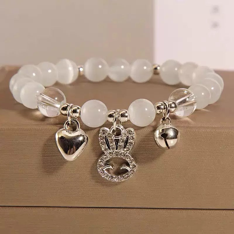 Style Blessing Card Beaded Female Summer Niche Design Temperament Imitation Bracelets