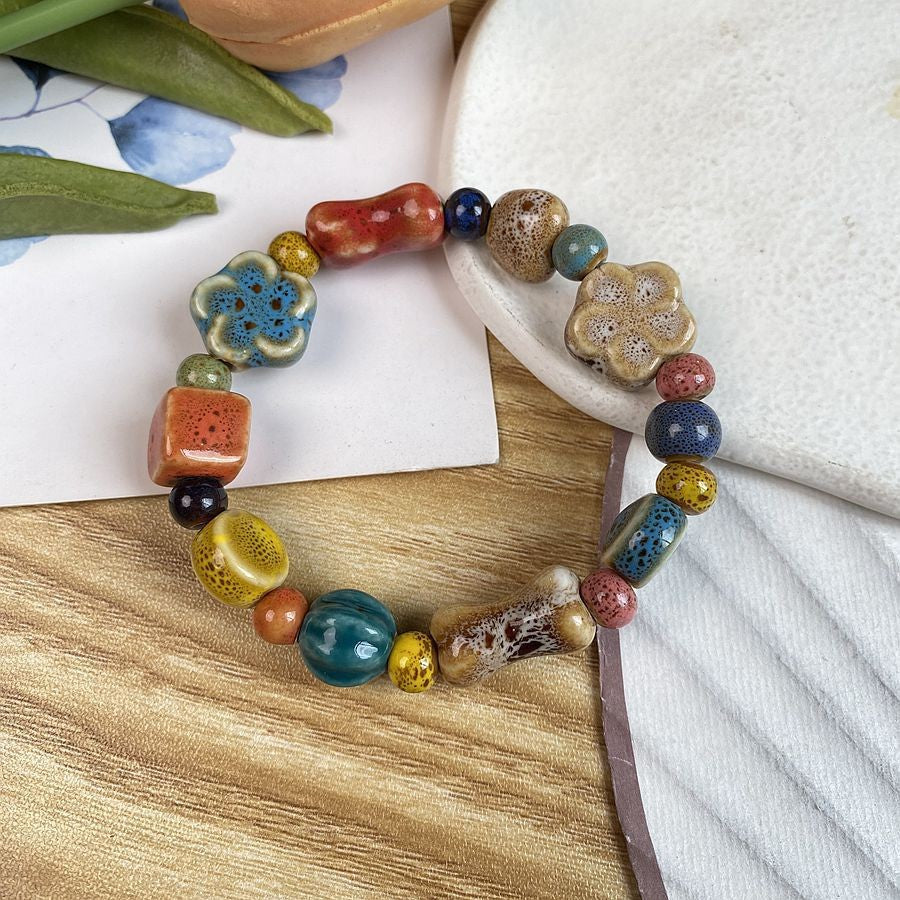 Hand-woven Artistic Ancient Style Beaded Special Interest Bracelet
