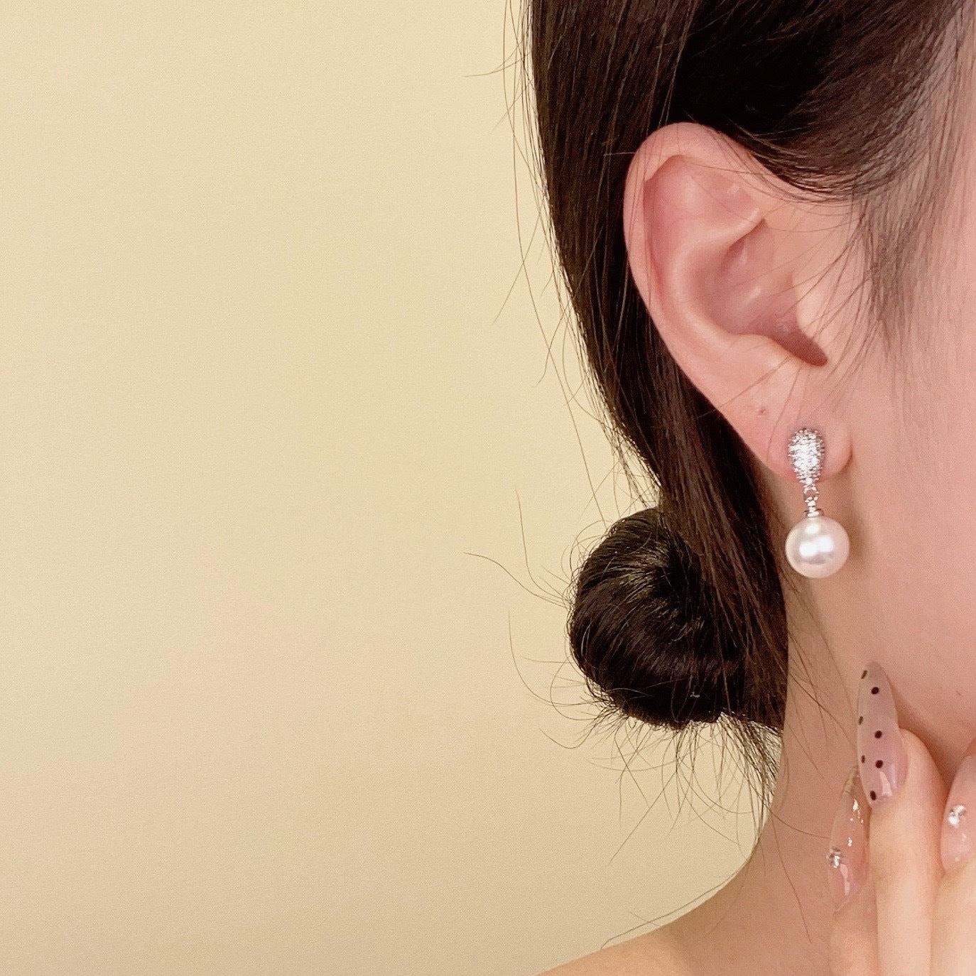 Women's French Style Temperament Elegant Eardrops Fashionable Rings