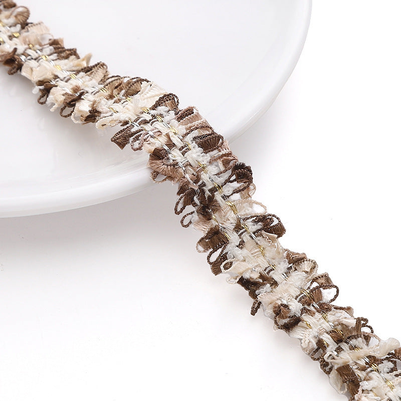 Classic Style Polyester Lace Handmade Suitcase Hat Weaving Rope Jewelry Accessories