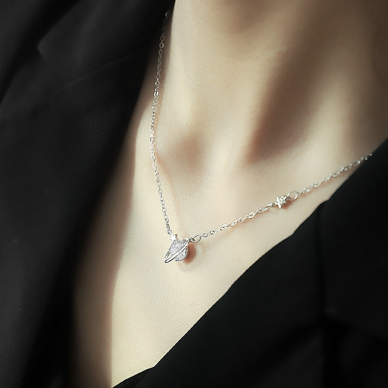 Women's Sier Light Luxury High-grade Design Clavicle Necklaces
